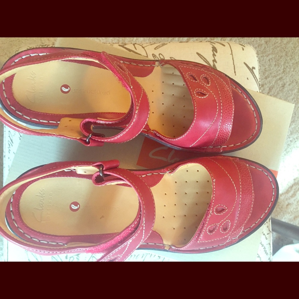 Clark’s Leather Walking Sandals